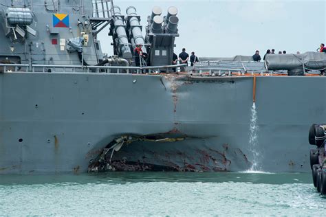 royal navy ship crash